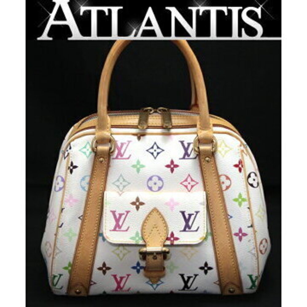 Louis Vuitton Priscilla Handbag Multicolor White